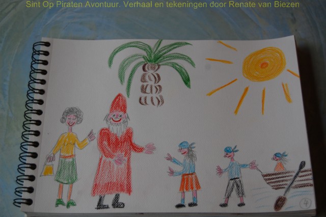 Piraatjes ontmoeten de sint
